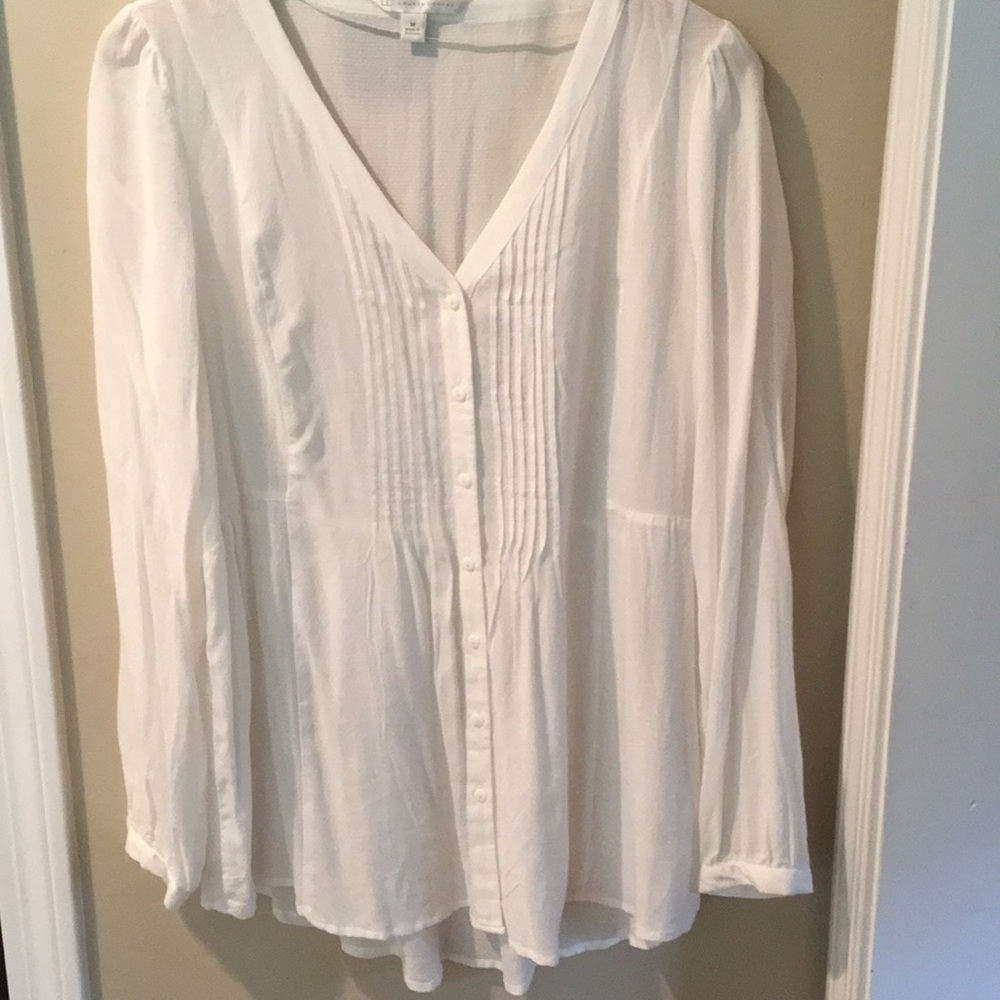 Lauren Conrad White Blouse